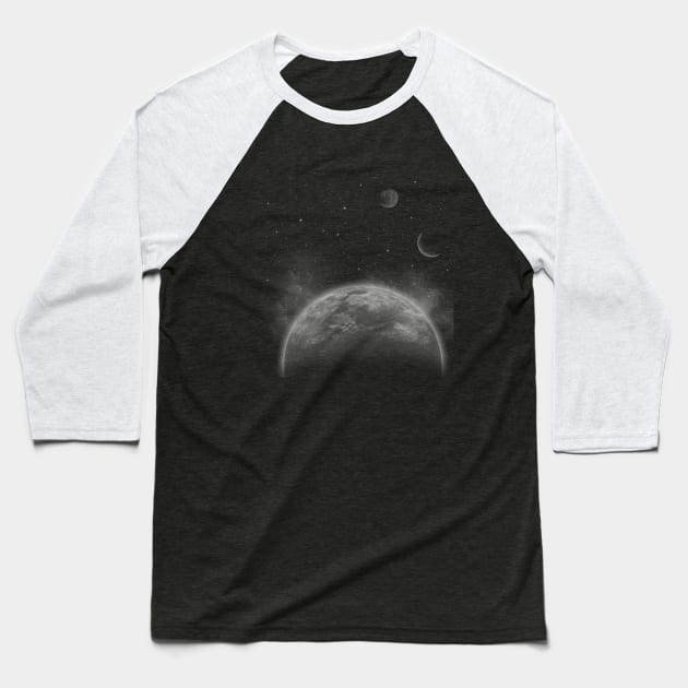 Give Me Space Baseball T-Shirt by SeascapeArtist
